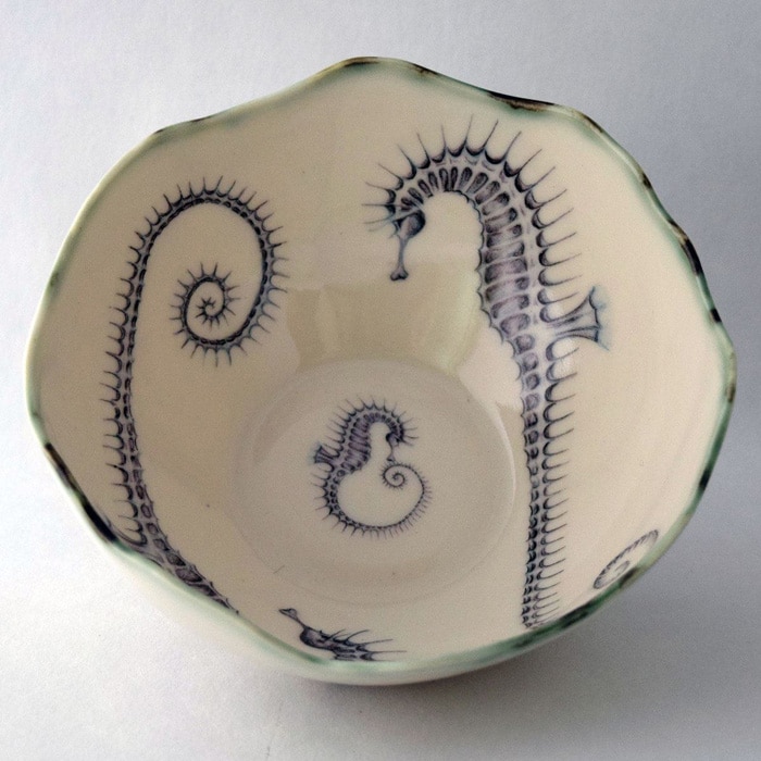 Ceramics-Justine-Munson-Seahorse-Bowl