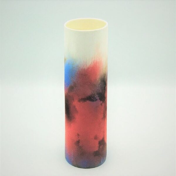 The Sussex Guild Pink/Blue Cylinder Vase Tessa Wolfe Murray