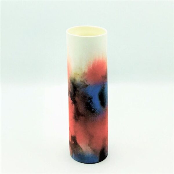 The Sussex Guild Pink/Blue Cylinder Vase Tessa Wolfe Murray 1