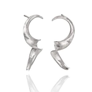 The Sussex Guild Curlicue stud earrings Anne V Massey