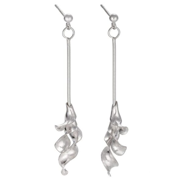 The Sussex Guild Plume dangly stud earrings style 2 Anne V Massey