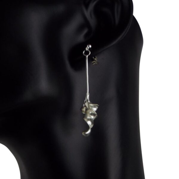 The Sussex Guild Plume dangly stud earrings style 2 Anne V Massey 1