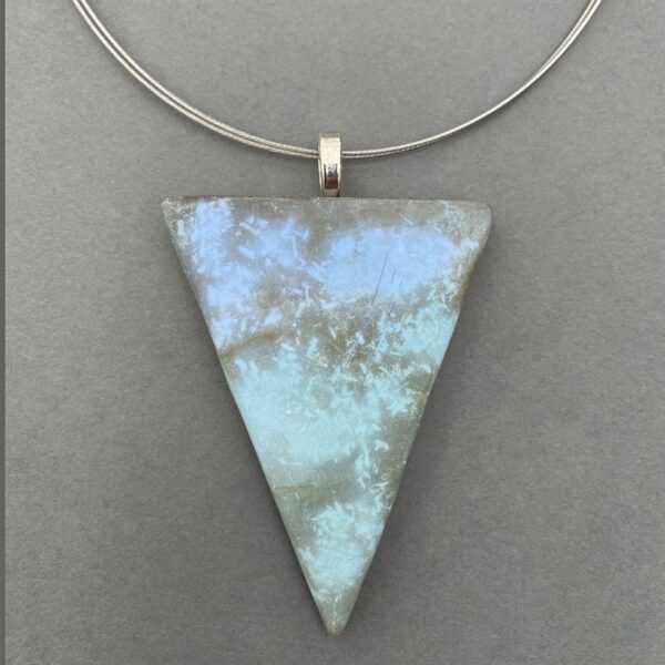 The Sussex Guild Turquoise/Blue Triangle Pendant Tessa Wolfe Murray