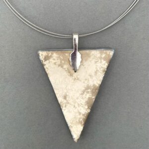 The Sussex Guild Yellow/blue Triangle Pendant Tessa Wolfe Murray 1
