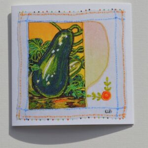 The Sussex Guild Pack of 3 square vegetable greeting cards Darren Ball 1