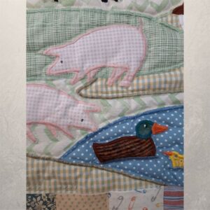 The Sussex Guild Farm Fields Baby Quilt Louise Bell 1