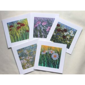 The Sussex Guild Floral Greetings Cards – set 2 Wendy Dolan