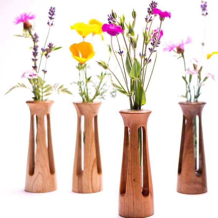 Wood-Andrew-Hauge-test-tube-vases-various-hardwoods