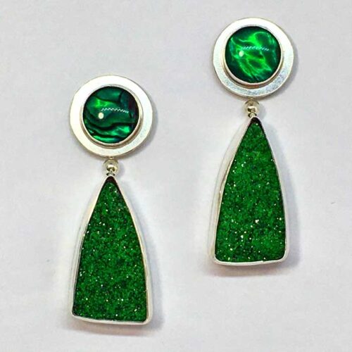 Jewellery-Bee-Sanderson-Green-Garnet-Earrings