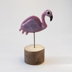 The Sussex Guild Glass Flamingo  1