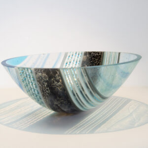 The Sussex Guild Harris Tweed inspired glass bowl 2