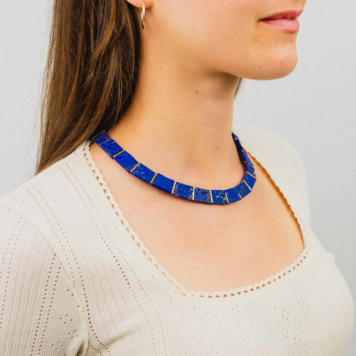 The Sussex Guild Lapis Lazuli Collar Necklace 3
