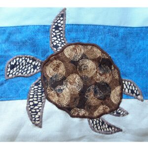 The Sussex Guild Seaside Turtle cushion  1