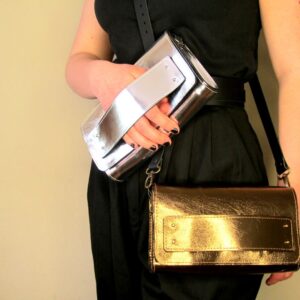 The Sussex Guild Leather cross body bag & clutch bag