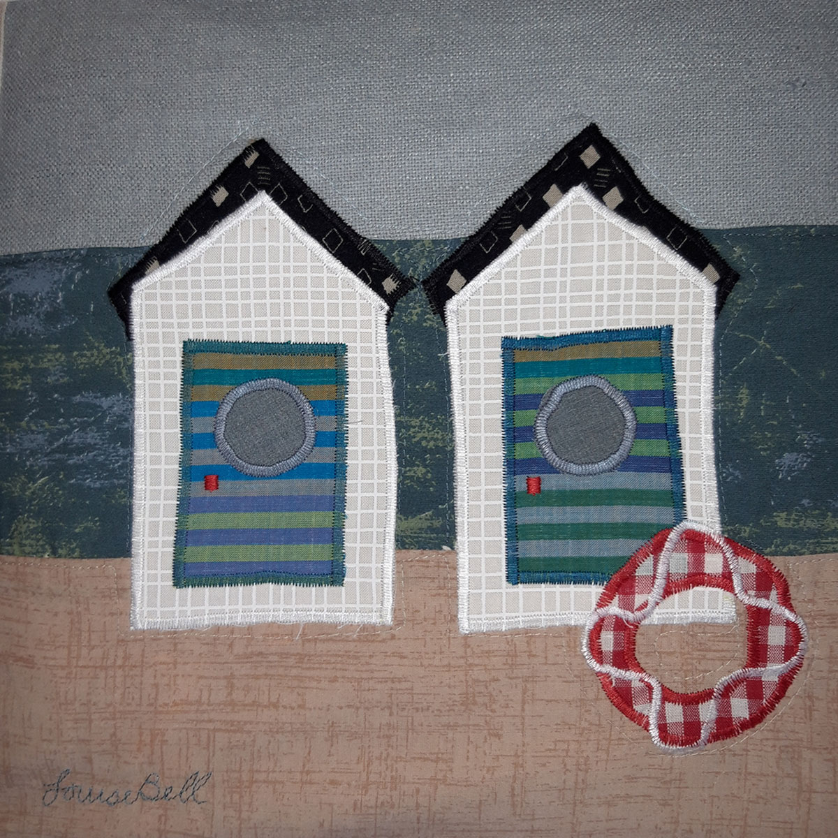 striped border Louise Bell