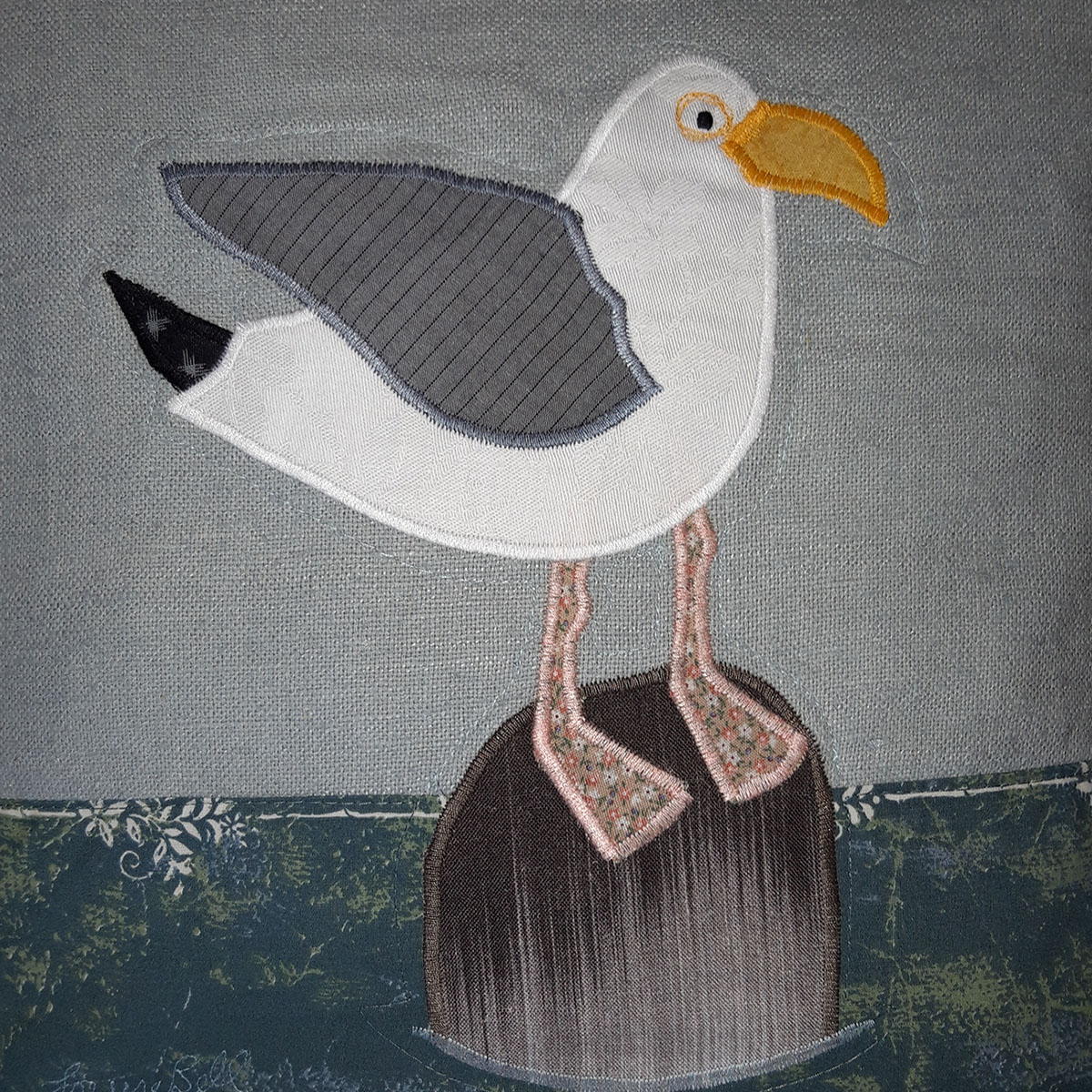striped border Louise Bell
