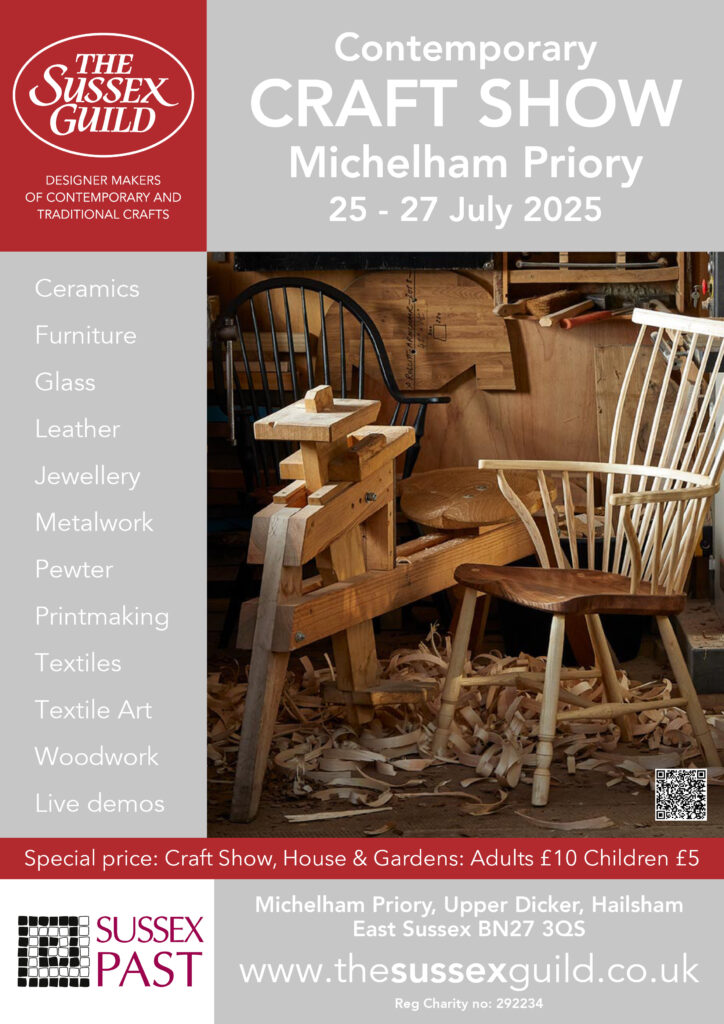 Sussex Guild Michelham Craft Show poster 2025