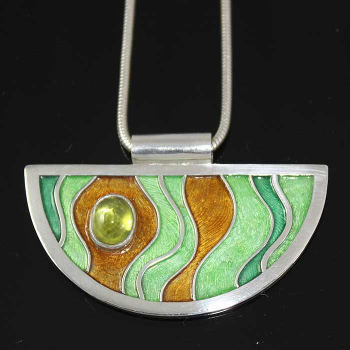 Jewellery-Amanda-Zoe-enamel-peridot-pendant