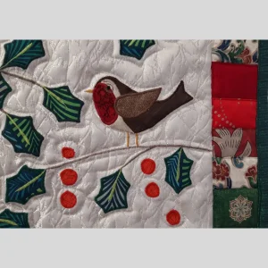 The Sussex Guild Christmas Robins Wall Hanging I 1