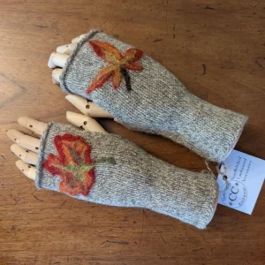 The Sussex Guild Autumn Leaf Mittens  1