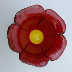 Red Flower Bowl