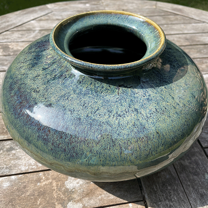 Ceramics-Paul-Kirnig-Layered-Glaze-Jar