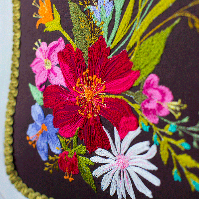 Textiles-Lara-Sparks-lampshade_stiched_flower_detail