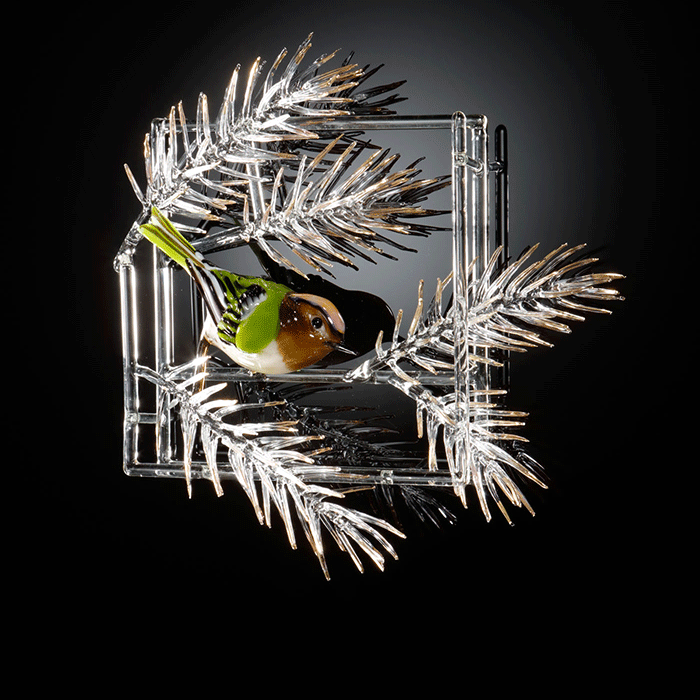 Glass-Elizabeth-Welch-Goldcrest-in-Pine