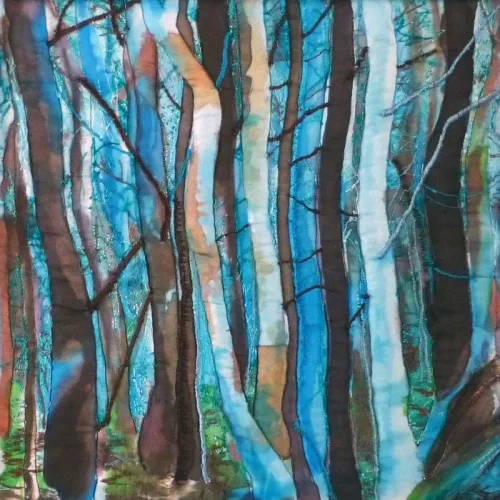Textiles-Blue Woodland-Diane-Rogers