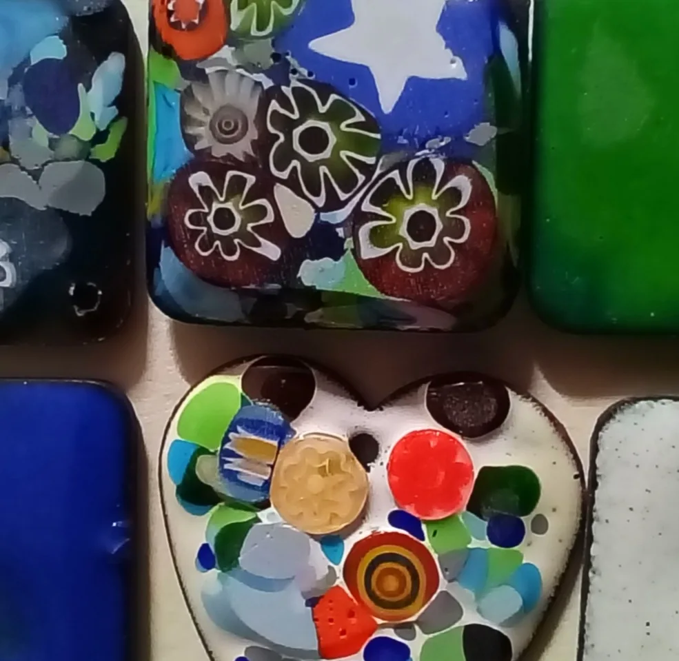 Enamelling on Copper- 8th August (Morning)