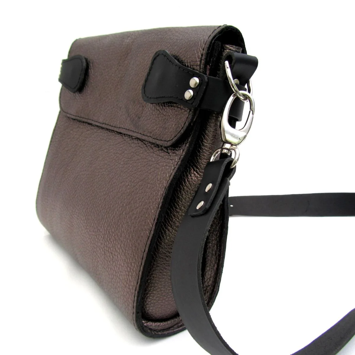 Zsofia leather cross body bag - Image 4