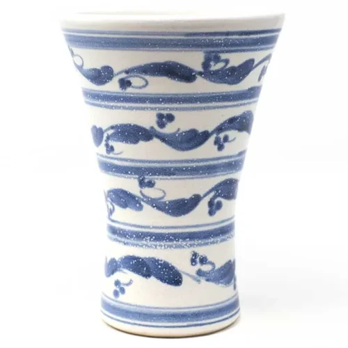 Ceramics-Mohamed-Hamid-Bluewave-vase